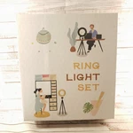 Aureday 12" Led Ring Light With Stand Phone Holder, Video 3000K-6000K. Fixed Price $14.99.