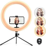 10" Selfie Led Ring Light Kit W/ Tripod Stand Phone Holder Dimmable Photography. Fixed Price $20.99.