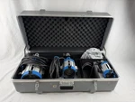 Arri Fresnel Studio Light Kit - 150/300+/650+ W/stand/case/extras Used. Fixed Price $405.90.