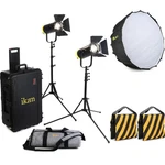 Ikan Helia HF150 Fresnel Bicolor Studio Light 2-POINT Kit With Softbox And. Fixed Price $2599.00.