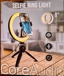 New Box Core Audio 8 Selfie Ring Light Smart Phone Stand Adjustable Swivel. Fixed Price $13.00.