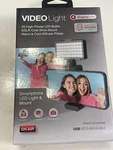 Tzumi Air Vlogging Series Video Light Smart Phone Usb Led & Mount 8078. Fixed Price $11.95.