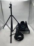 Arri 300 Plus Tungsten Fresnel Spotlight W/ Barn Doors & 050MKARF Tripod. Fixed Price $200.00.