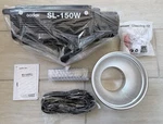 Godox SL-150W Led Video Light + BD-04 Honey Comb Barndoor Kit New. Fixed Price $149.99.