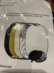 Limostudio 24"X36" Photo Video Multi Collapsible Lighting Reflector New. Fixed Price $28.00.