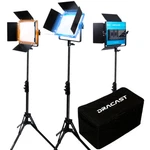 Dracast LED500 X Series Bi-color 3 Light Kit With Nylon Padded Travel Case. Fixed Price $699.00.