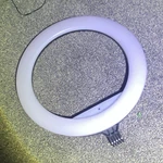 Vivitar VIV-RL-18 Led Dimmable Ring Light 36W Ac-powered White Black Studio Kit. Fixed Price $28.00.