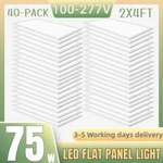 2X4FT Flat Panel 8400LM 75W 5000K Dimmable Drop Ceiling Office Lights. Fixed Price $844.20.