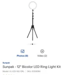 Sunpak - 12 Bicolor Led Right Light Kit. Fixed Price $47.99.