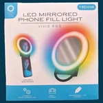 Techiva Led Mirrored Phone Fill Light Vivid Rgb,rechargeable Portable Ring. Fixed Price $14.95.