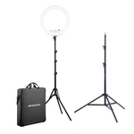 Westcott 18" Bi-color Led Ring Light Kit With Batteries & Stand Extra. Fixed Price $207.42.