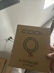 Codi LED-RING-6 Light W Mini Tripod Accs Dimmable For Content. Fixed Price $30.00.