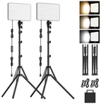 2-PACK Led Video Lighting Kit, Anautin 15W/1700LUX Photography With .... Fixed Price $101.18.