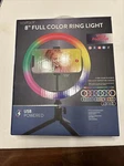 Vivitar 8 Full Color Ring Light Usb Powered. Fixed Price $19.99.