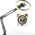 Desk Ring Light Overhead Camera Phone Mount Selfie For Video Recording Usa. Fixed Price $24.90.