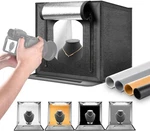 Neewer Photo Studio Light Box 16"X16" Glare Shooting Tent W/ 4 Color Backdrops. Fixed Price $37.99.