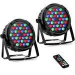 36LEDS Rgb Par Lights 2 Pack - 36W Can Sound Activated With Re.... Fixed Price $57.69.