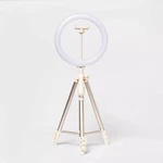 Ring Light With Tripod - Heyday Stone White 10 Diameter & Bluetooth Remote. Fixed Price $24.99.