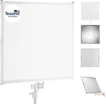 Light Diffusion Panel Scrim Kit With Silver/white Reflector Film 35"X35" Foldabl. Fixed Price $215.36.