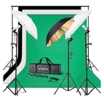 Andoer Photography Lighting Softbox Umbrella Bulbs Green Background. Fixed Price $90.00.