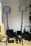 Dracast Led Continuous Lighting Kit Panel 2 Units. & Carrying Cases. Fixed Price $200.00.