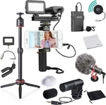 Movo V8 Huge Vlogging Kit For Iphone With Tripod, Grip, Microphones, Led Lights,. Fixed Price $499.99.
