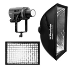Profoto L600C Led Light Bundle With Rectangular Softbox And Softgrid. Fixed Price $3499.99.