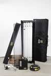 Kino Flo 4' 4-BANK Kit With Ballast, Fixture, & Soft Case #45892. Fixed Price $229.00.