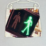 Paul Smith Vintage Photo Series Mini Skirt Rare Crosswalk Street Light Size 42. Fixed Price $144.02.