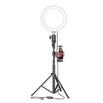 Bower 8 Led Selfie Ring Light Studio Black 360 W/ Tripod Stand & Phone Holder. Fixed Price $44.99.
