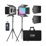 Gvm 1300D Rgb Video With Softbox, 65W Led Lighting Kit, 25000LUX/.... Fixed Price $367.30.