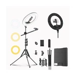 Large Ring Light Kit With 79" Stand, New Version 55W 6700K Dimmab... Fast Ship. Fixed Price $98.99.