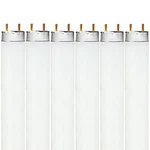 Luxrite F17T8/841 17W 24" Fluorescent Tube Light Bulb 4100K 1350LM G13 6PK. Fixed Price $52.99.