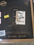 Razer Ring Light 12-INCH Led For Pc/ Mobil Streaing Tripod, Camera Holder Nib. Fixed Price $42.99.