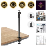 Adjustable Camera Desk Mount Stand 15-39 For Dslr, Ring Light & Live Streaming. Fixed Price $48.74.