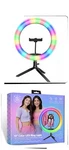 Dixie & Charli 10" Color Led Ring Light Cell Phone Holder And Remote Control. Fixed Price $29.99.