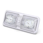 Leisure Rv Ceiling Double Dome Light Fixture With 1 Pack, White. Fixed Price $23.92.