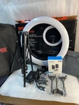 Sunpak VL-LED416-18WM, Bi-color Ring Light Kit With Boya Wireless Microphone. Fixed Price $89.50.
