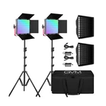 Gvm 1200D Rgb Led Video Light, 50W Lighting Kit With App Control, 3200K.... Fixed Price $505.88.