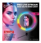 Supersonic 10" Pro Live Steam Rgb Selfie Light New In Box. Fixed Price $29.95.