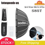 Us Godox S85T 85CM Quick Release Umbrella Softbox For Studio Space-saving Shoot. Fixed Price $79.00.