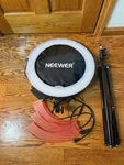 Neewer RL-18 18" Led Ring Light Kit W/ Stand Filters Reflector Bundle Tested. Fixed Price $64.99.