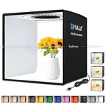 16" Led Studio Light Box Folding Photography Shooting Tent Background Kit. Fixed Price $34.99.