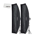 Ambitful 2PCS Beehive Honeycomb Grid Strip Softbox Bowens Mount For Studio Fl.... Fixed Price $126.32.