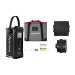 Aputure Storm 700X Led Monolight Bundle With CF10 Fresnel And Barn Doors Kit. Fixed Price $2159.00.