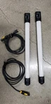Pair (2) Quasar Science Q25-WRGBX 2' Rainbow Linear Led Lamp. Fixed Price $250.00.