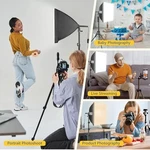 Torjim Softbox Photography Lighting Kit, 16'' Professional. Fixed Price $49.98.