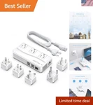 International 250W Power Adapter With 4 Usb Ports & Global Plug Compatibility. Fixed Price $60.00.