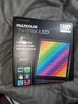 New Merkury Innovations Bluetooth Matrix Led Pixel Display 6.5" Diy Art. Fixed Price $25.00.