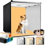 32" Large Portable Led Light Box Tent Dimmable Photography Kit Studio. Fixed Price $89.99.